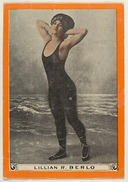 Lillian R. Berlo, No. 47, from the Champion Women Swimmers series (T221), issued by Pan Handle Scrap — Pan Handle Scrap Company