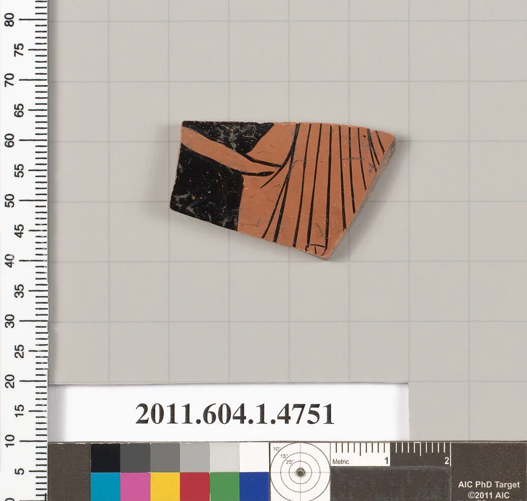 Terracotta fragment of a kylix (drinking cup) — Unknown