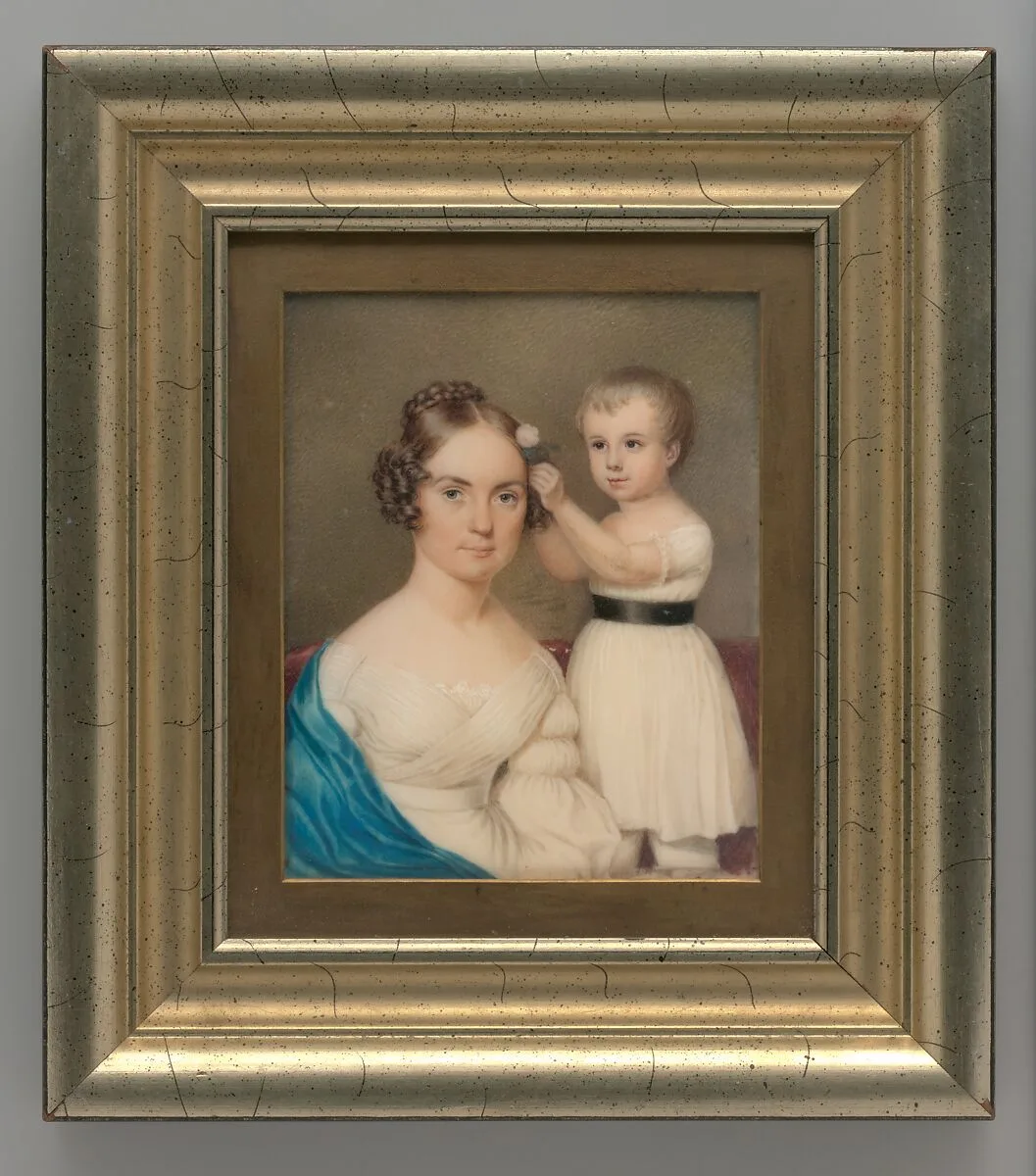 Mrs. William Gordon Ver Planck and Her Son Samuel Hopkins Ver Planck — Unknown