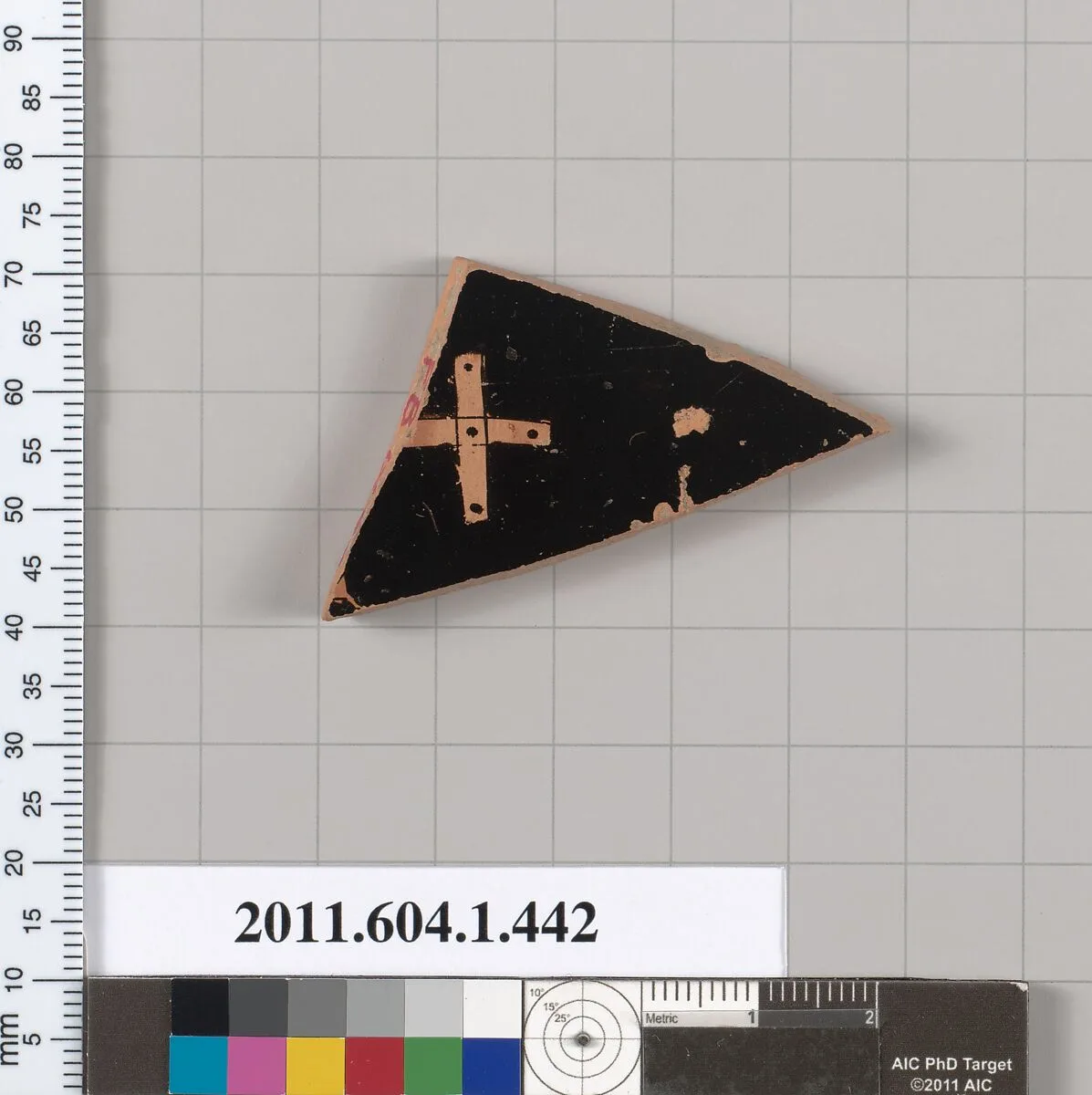Terracotta fragment of a kylix (drinking cup) — Unknown