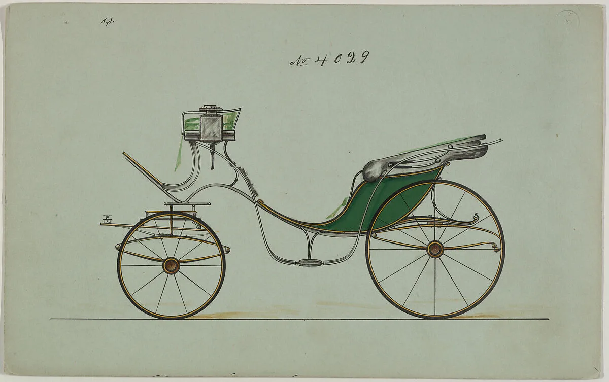 Design for Cabriolet or Victoria, no. 4029 — Brewster & Co.|Herman Stahmer