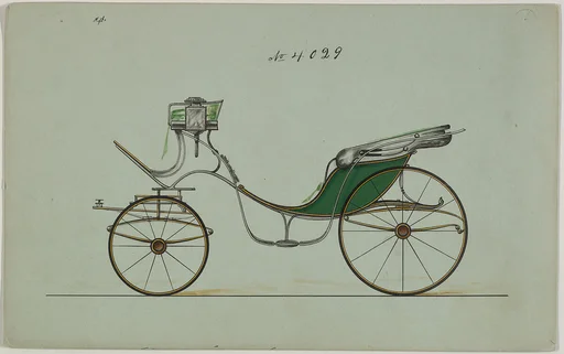 Design for Cabriolet or Victoria, no. 4029