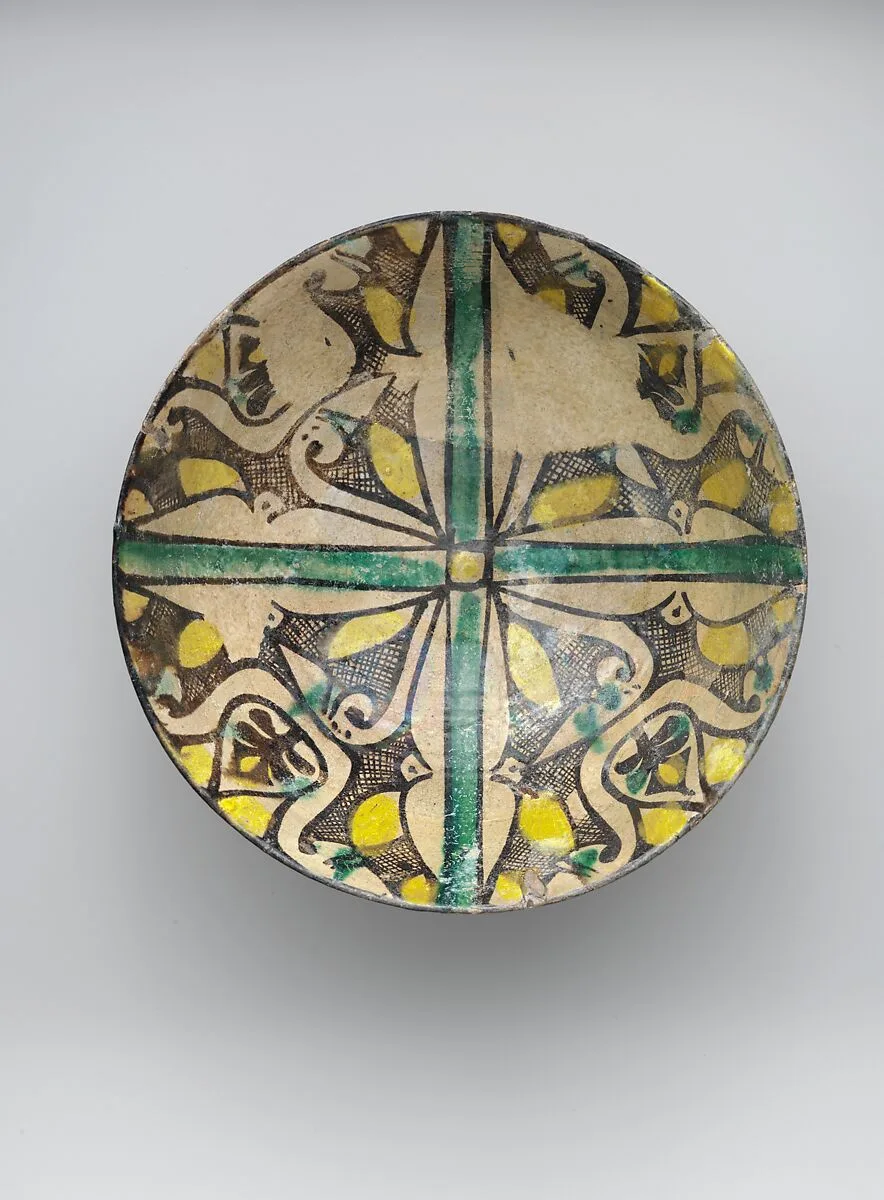 Buff Ware Bowl with Geometric Patterns — Unknown