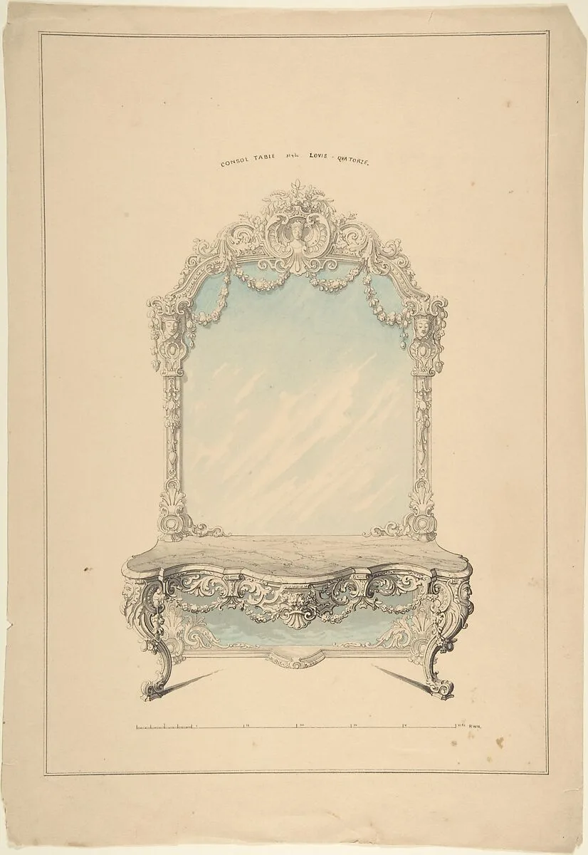 Design for Console Table — Robert William Hume