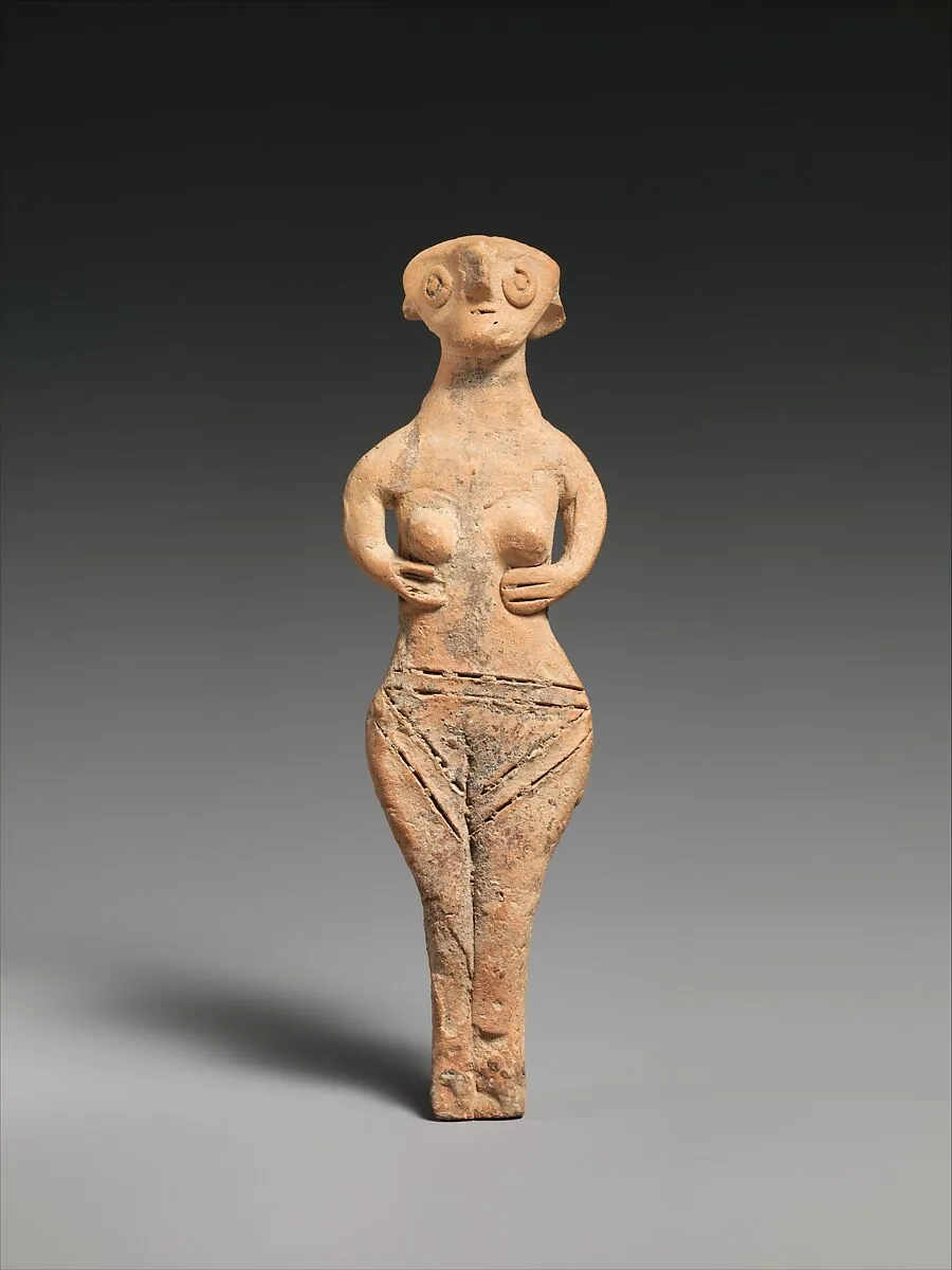 Terracotta statuette of a nude woman — Unknown