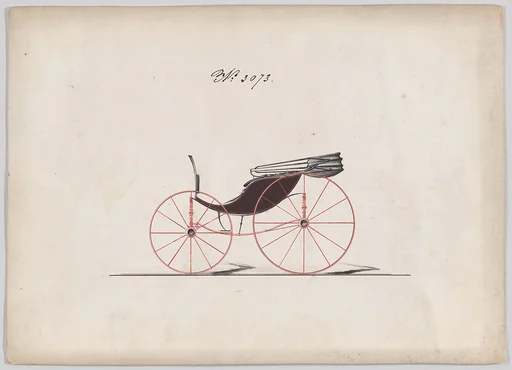 Design for Pony Phaeton, no. 3073