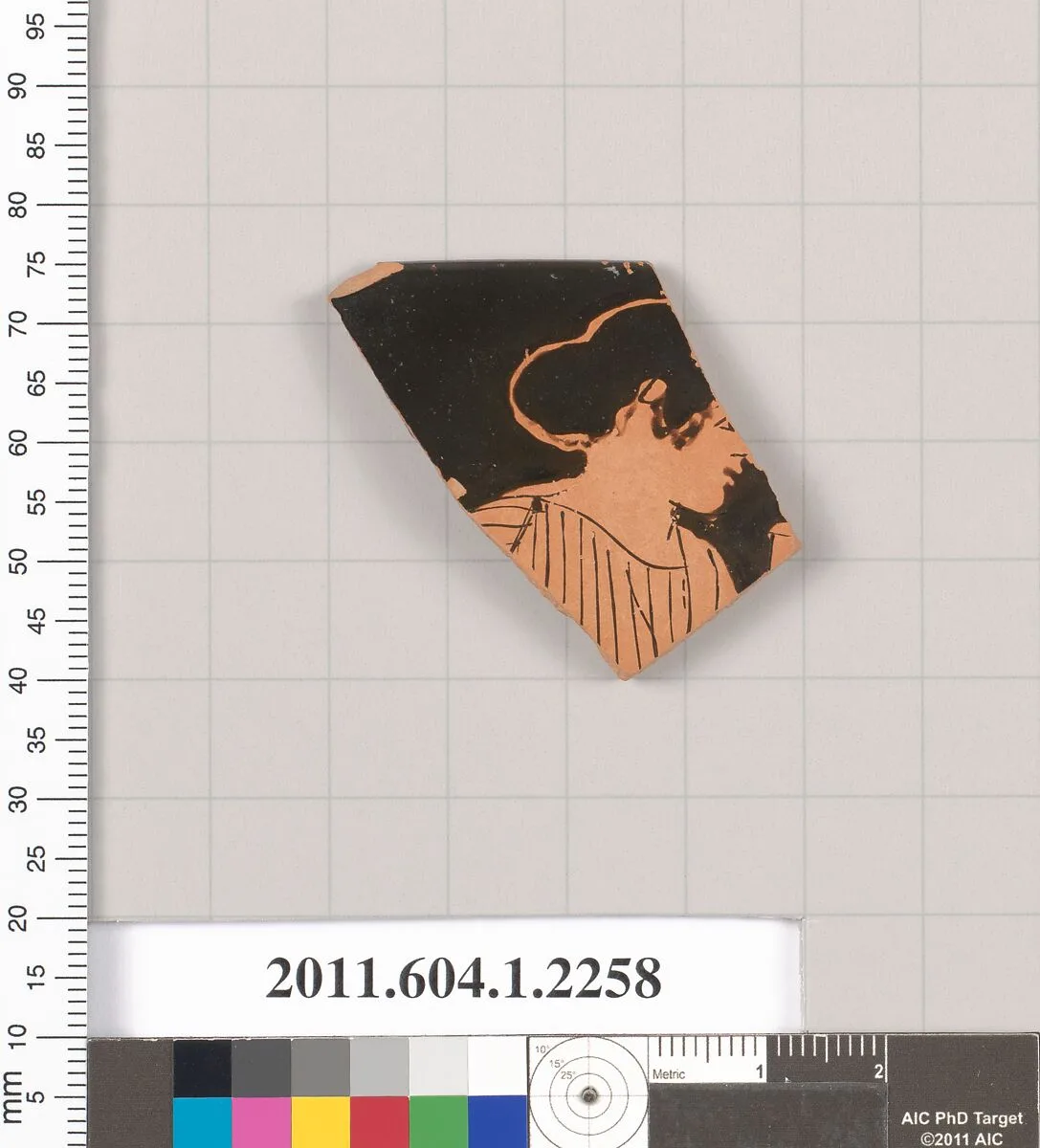 Terracotta rim fragment of a kylix (drinking cup) — Unknown