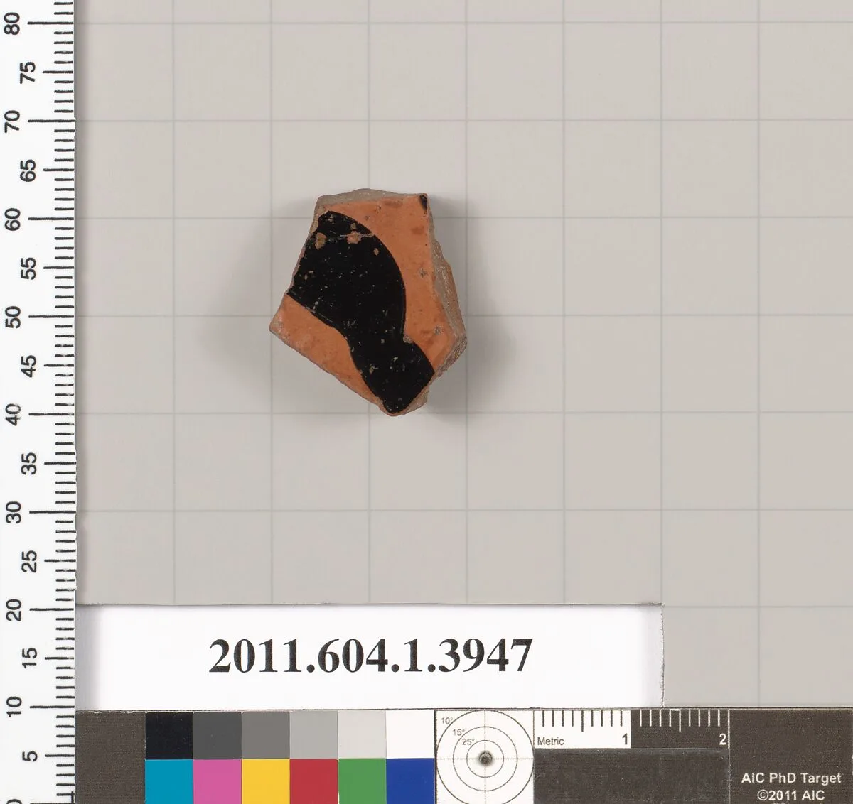 Terracotta fragment of a kylix (drinking cup) — Unknown