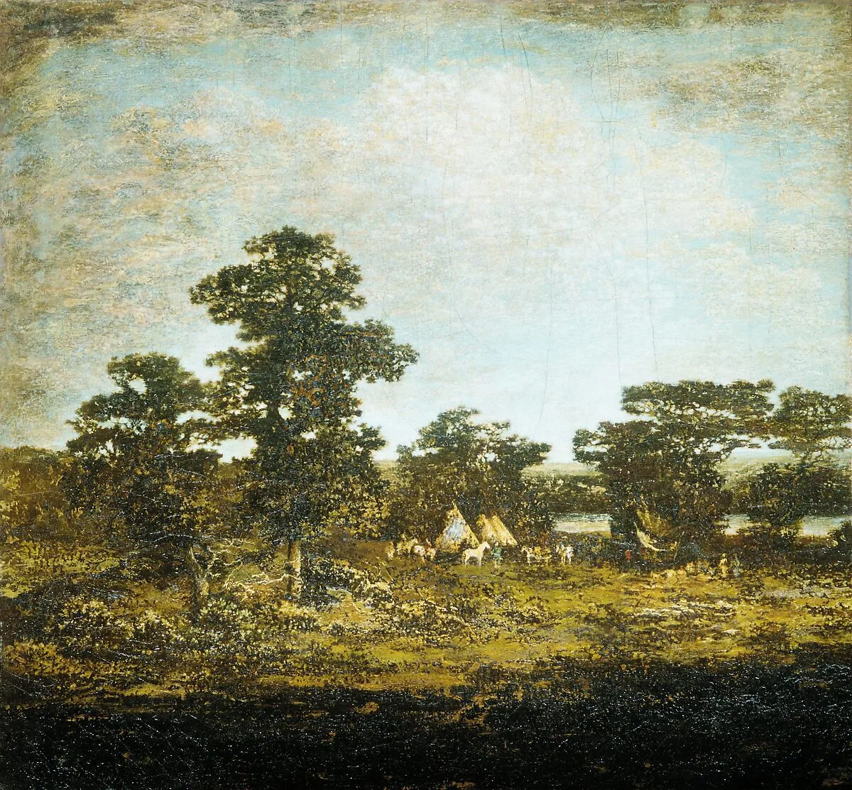 An Indian Encampment — Ralph Albert Blakelock