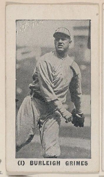 Burleigh Grimes from the Baseball Players photo series (W502) — Unknown