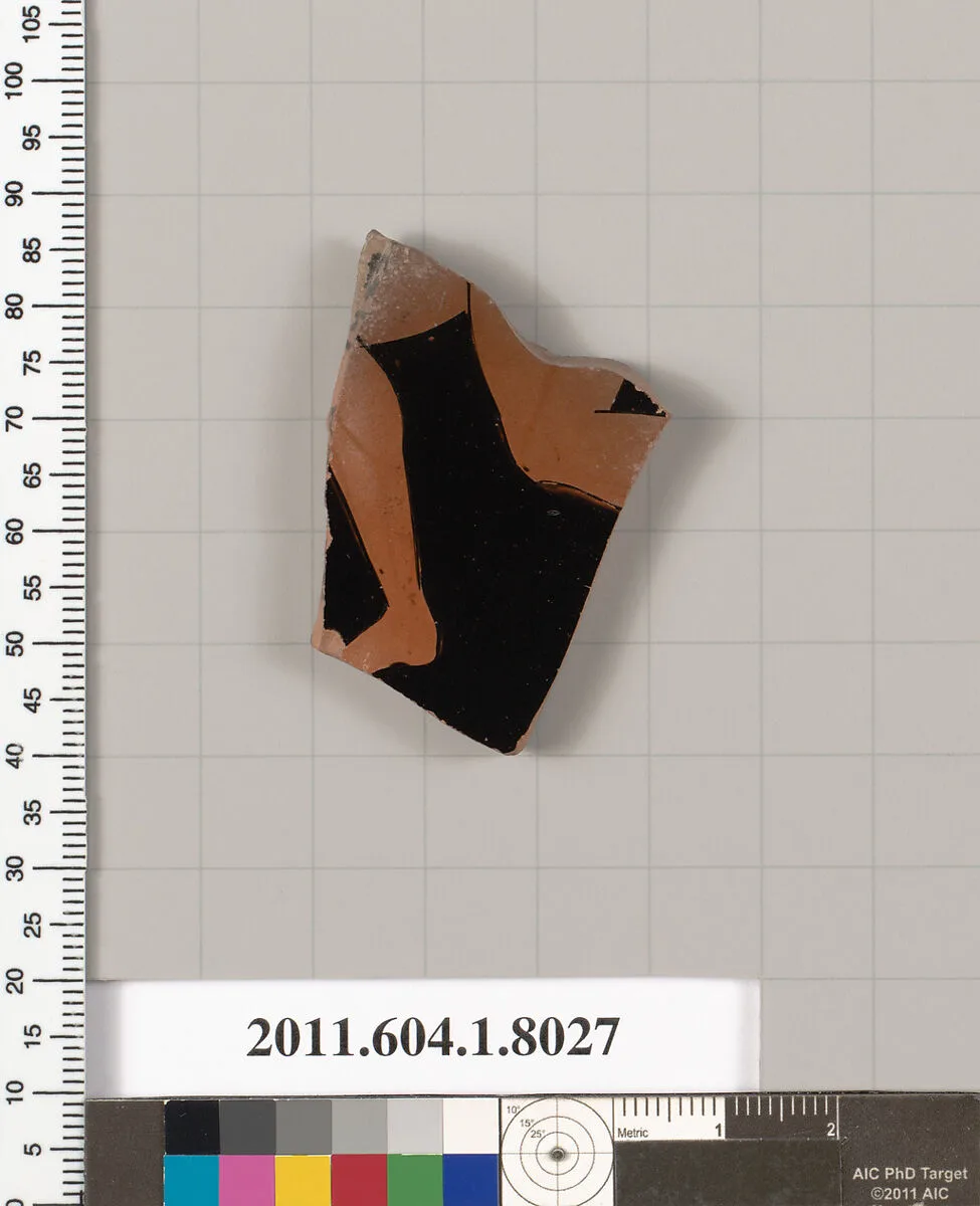 Terracotta fragment of a kylix (drinking cup) — Unknown