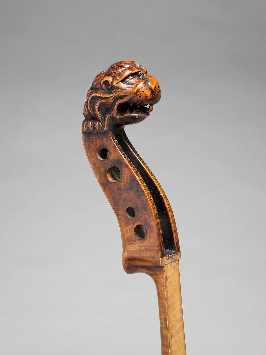 Violoncello Head — Joachim Tielke