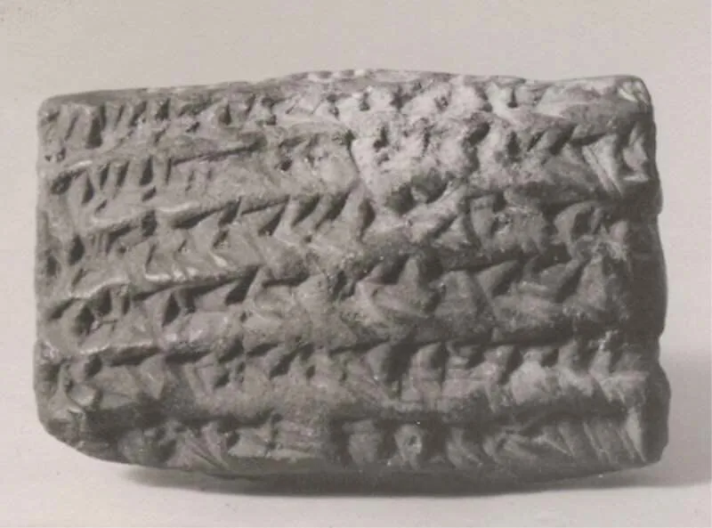 Cuneiform tablet: declaration before witnesses, archive of Iddin-Nabu and Shellebi — Unknown