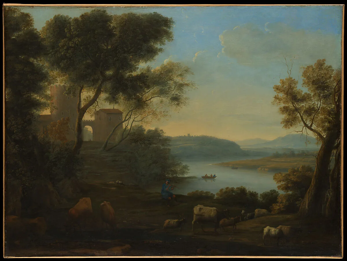 Pastoral Landscape: The Roman Campagna — Claude Lorrain (Claude Gellée)