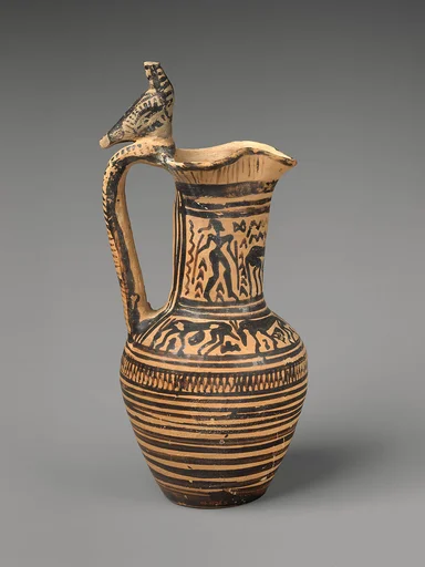 Terracotta oinochoe (jug)