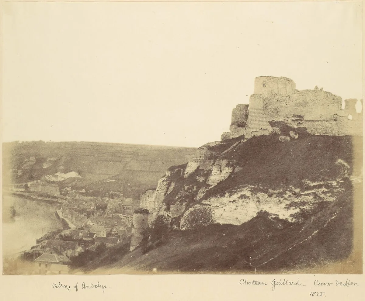 Village of Andelys - Chateau Gaillard, Coeur de Lion — Alfred Capel Cure