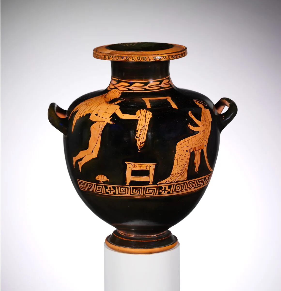 Terracotta hydria (water jar) — Unknown