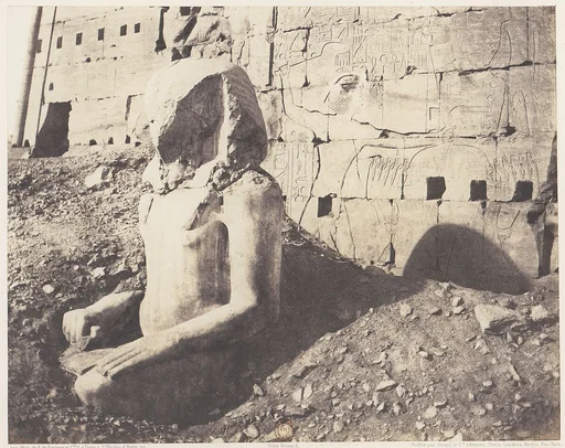 Karnak (Thèbes), Troisième Pylône - Colosse de Spath Calcaire, en D