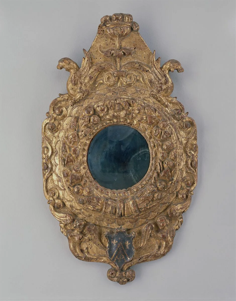 Tondo mirror frame — Italian, Siena