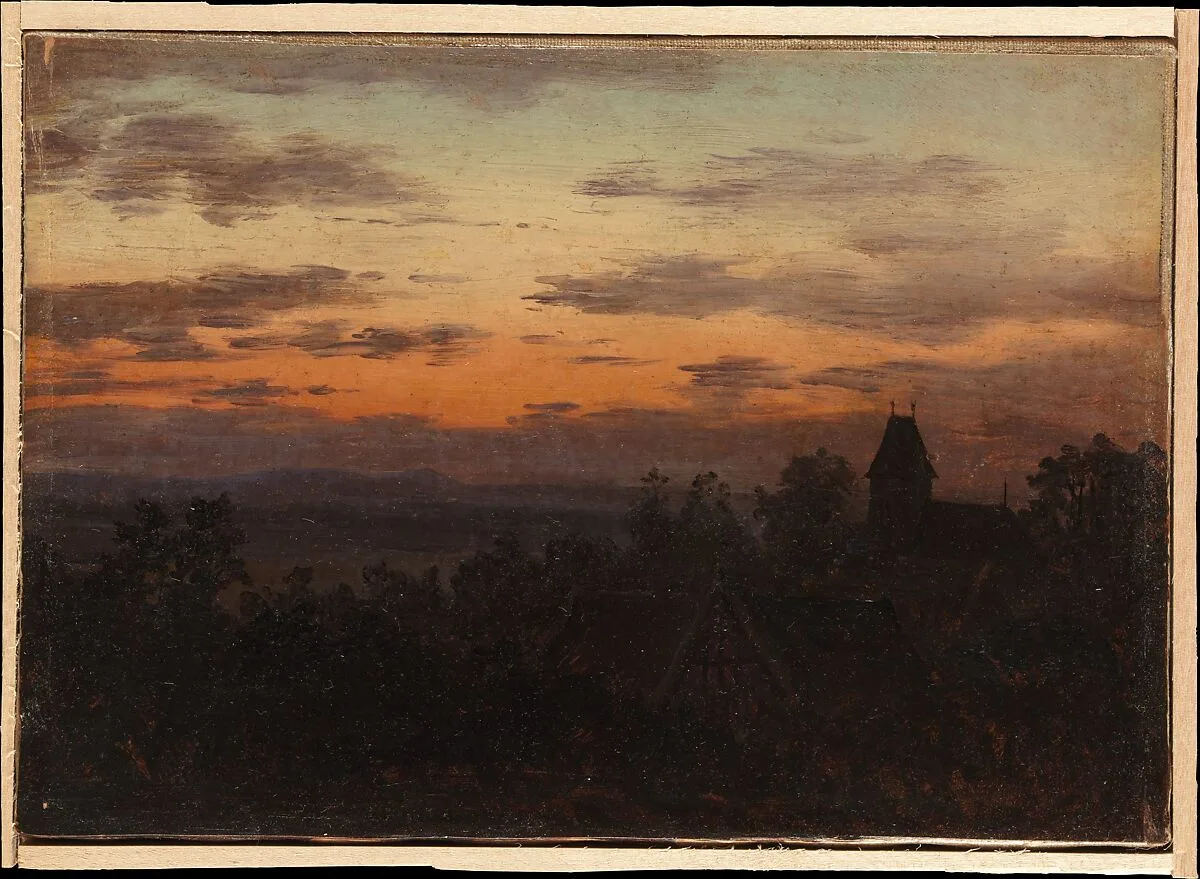 Landscape at Sunset — Carl Gustav Carus