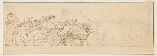 Design for a Frieze with a Procession of Putti