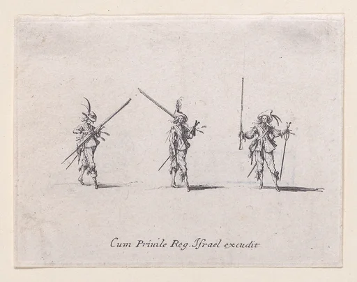 L'Exercice de L'Arquebuse: Le Chargement (Drill of the Arquebus: The Loading), from Les Exercices Militaires (The Military Exercises)