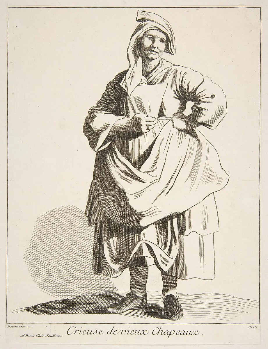 Peddler of Old Hats — François Joullain|Anne Claude Philippe de Tubières, comte de Caylus|Edme Bouchardon