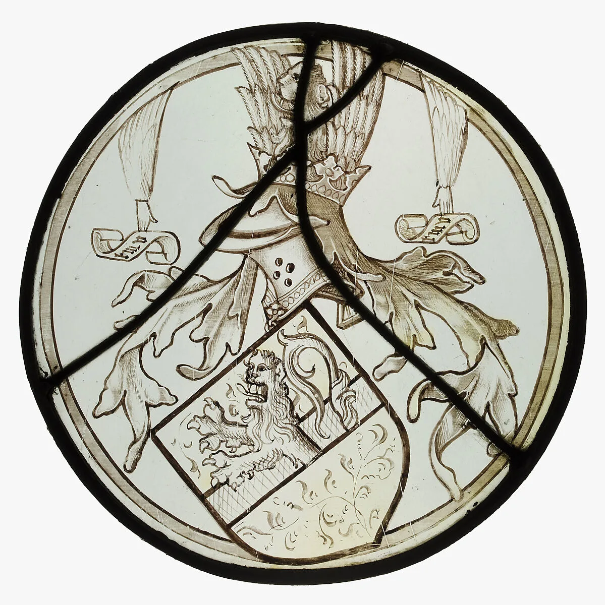 Roundel with Coat of Arms — Unknown