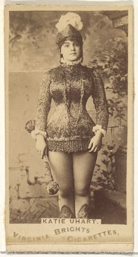Katie Uhart, from the Actors and Actresses series (N45, Type 1) for Virginia Brights Cigarettes