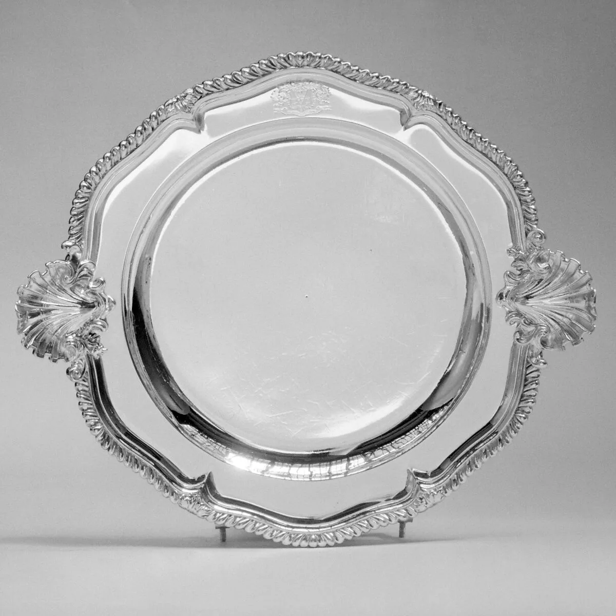 Dish (one of a graduated set of seven) — Paul de Lamerie