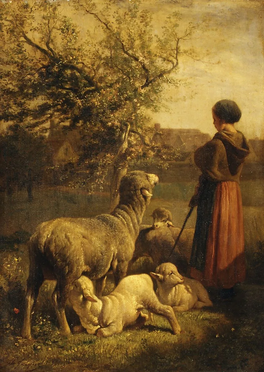 Springtime — Charles Jacque