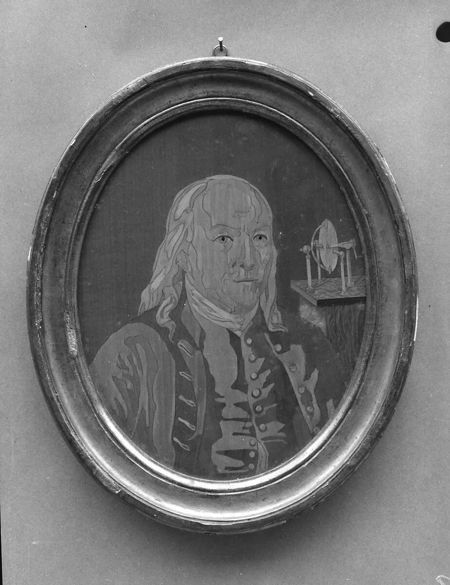 Portrait Panel of Benjamin Franklin — Unknown