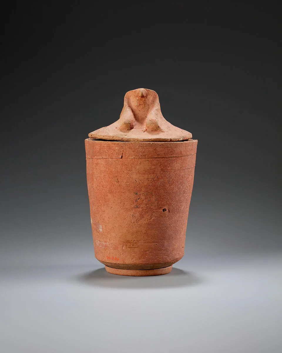 Canopic jar with falcon head — Unknown