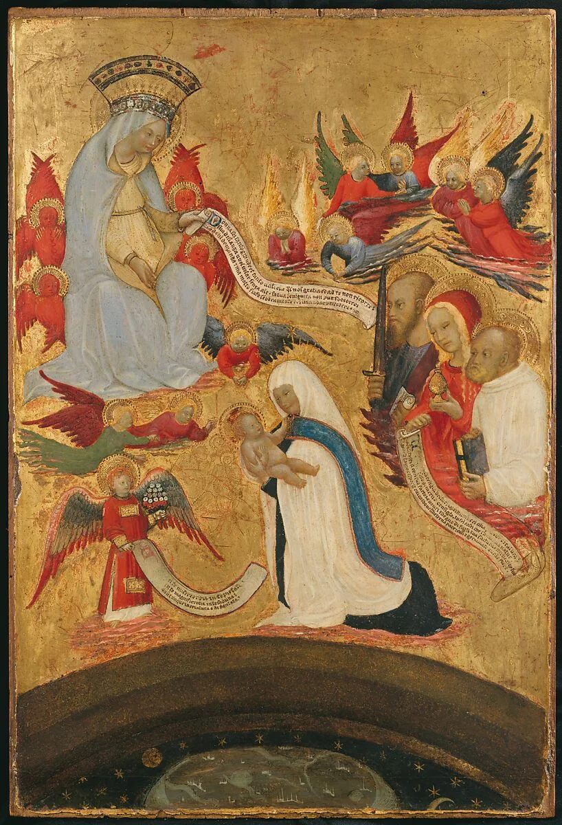 Santa Francesca Romana Holding the Christ Child — Antonio del Massaro da Viterbo
