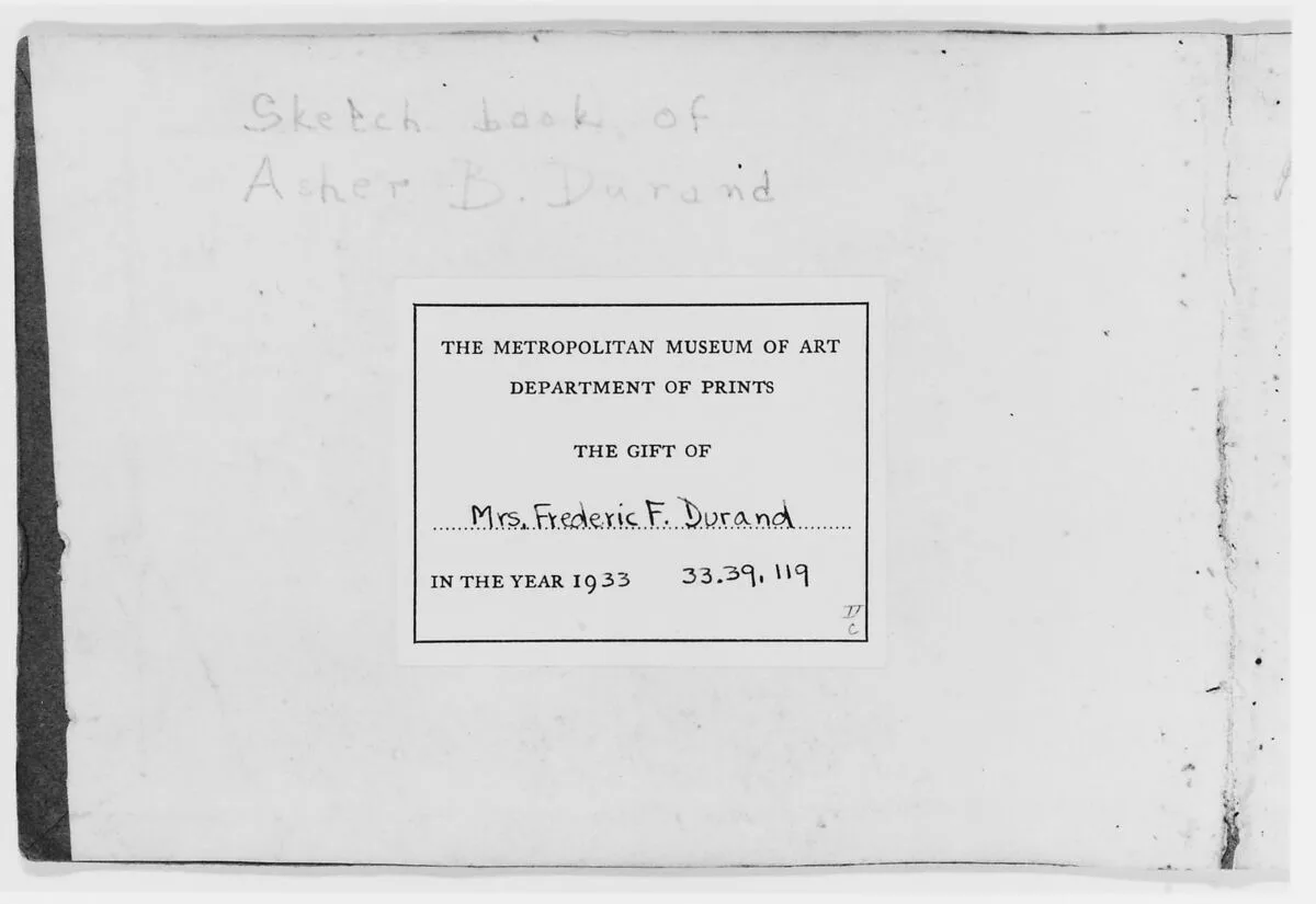 Sketchbook of Landscape and Figure Subjects — Asher Brown Durand