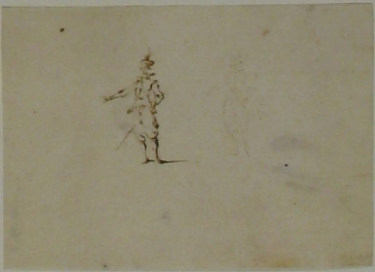 Man with outstretched hand — Jacques Callot