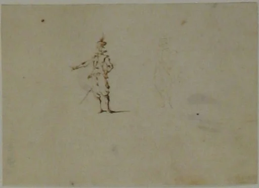 Man with outstretched hand