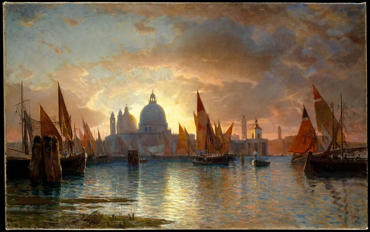 Santa Maria della Salute, Sunset — William Stanley Haseltine