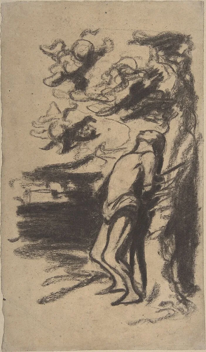 Saint Sebastian — Honoré Daumier