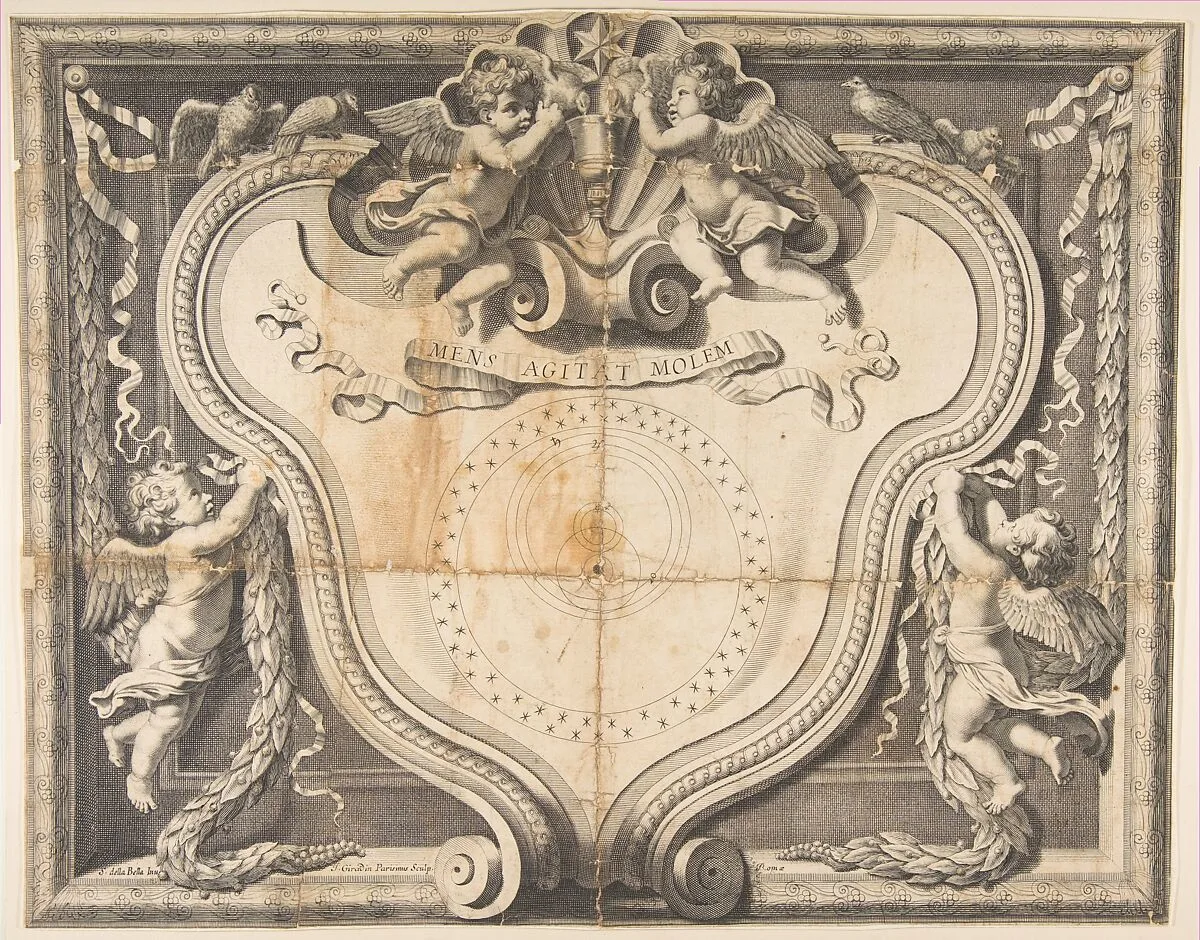 The Copernican System — Stefano della Bella|J. Girardin