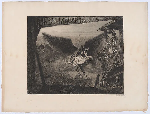 Frontispiece for the "Dance of Death" — Marcel Roux