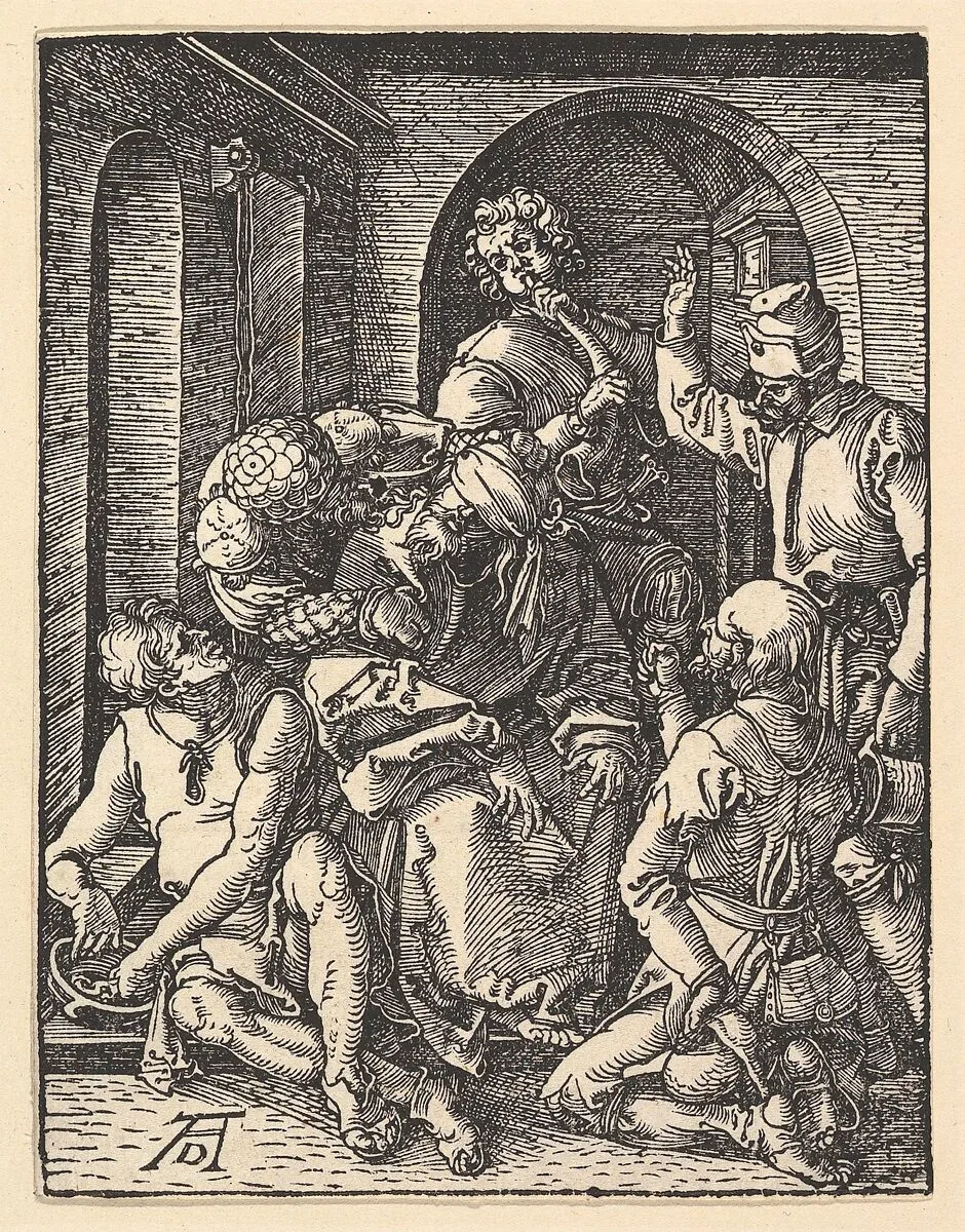 The Mocking of Christ, from "The Small Passion" — Albrecht Dürer