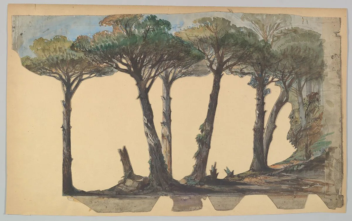 Design for a Stage Set — Eugène Cicéri