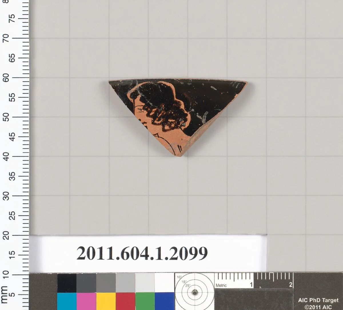 Terracotta rim fragment of a kylix (drinking cup) — Unknown