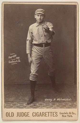 Casey, Pitcher, Philadelphia, from the series Old Judge Cigarettes