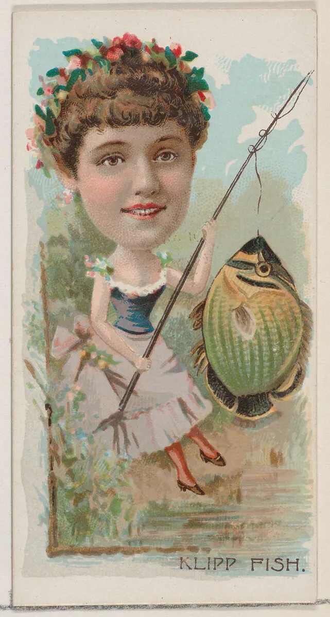 Klipp Fish, from the series Fishers and Fish (N74) for Duke brand cigarettes — W. Duke, Sons & Co.|Knapp & Company