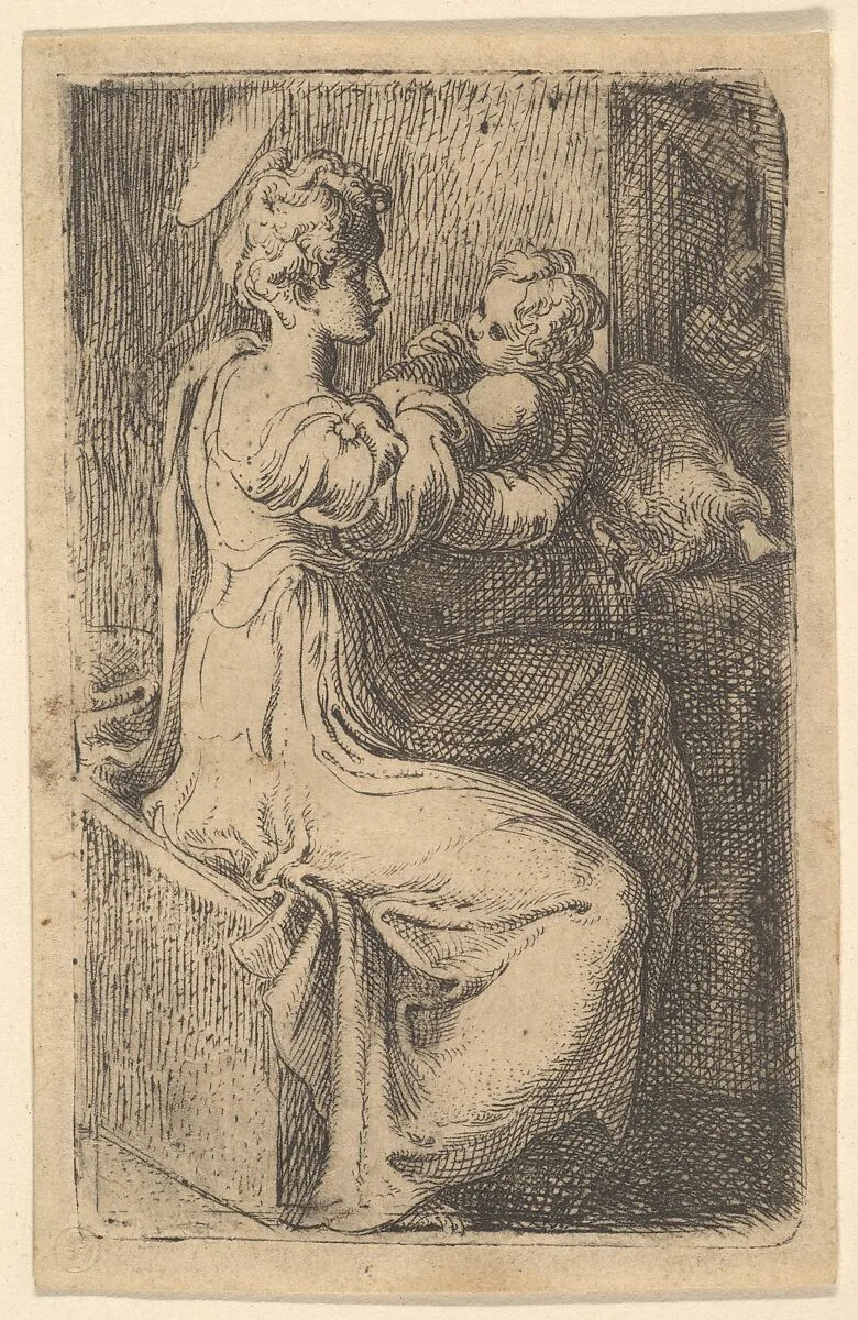 Madonna and Child — Parmigianino (Girolamo Francesco Maria Mazzola)