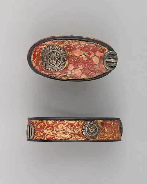 Sword-Hilt Collar and Pommel (Fuchigashira) — Unknown