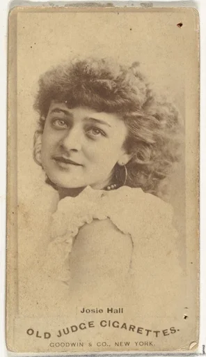 Josie Hall, from the Actors and Actresses series (N171) for Old Judge Cigarettes