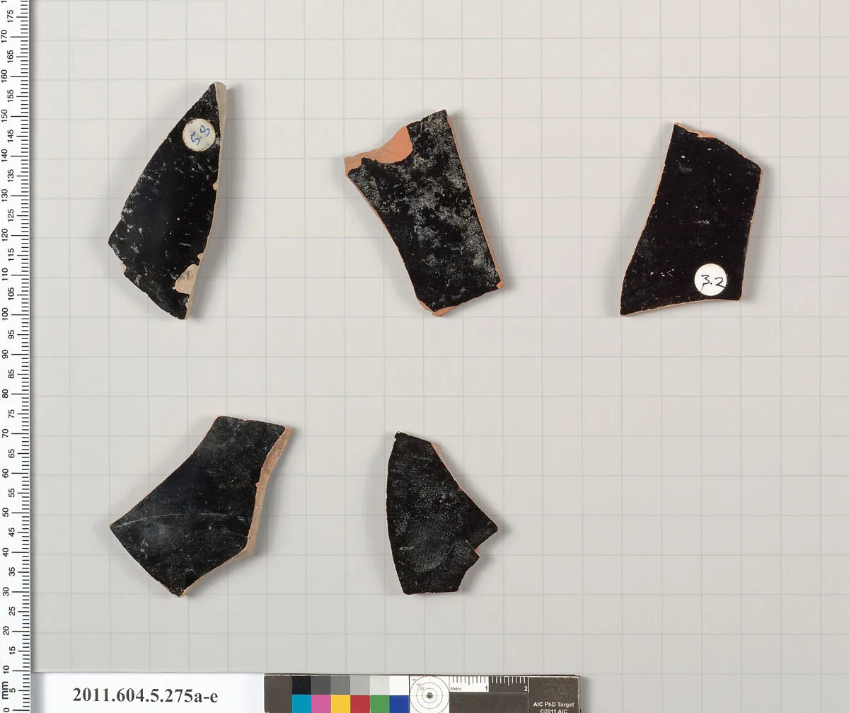 Terracotta fragments of kylikes (drinking cups) — Unknown
